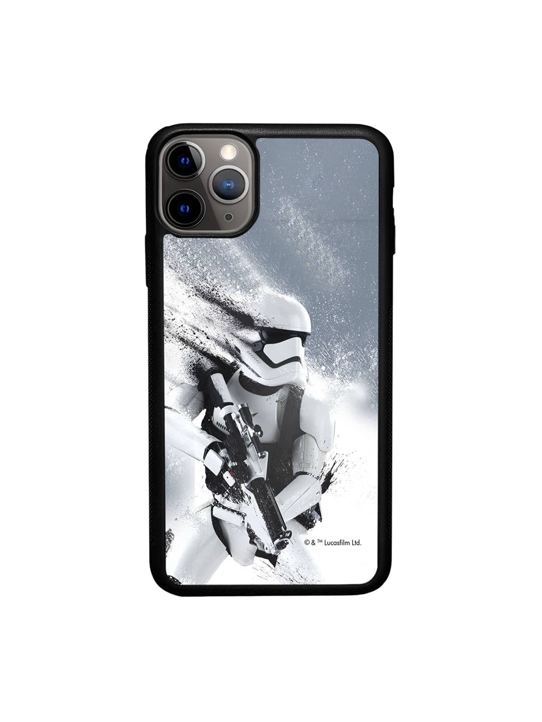 

macmerise Trooper Storm Printed iPhone 11 Pro Max Phone Bumper Case Cover, White