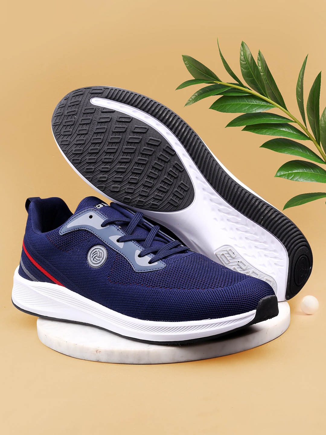 

bacca bucci Project Plus Men Blue Mesh Running Breathability & Comfort Shoes