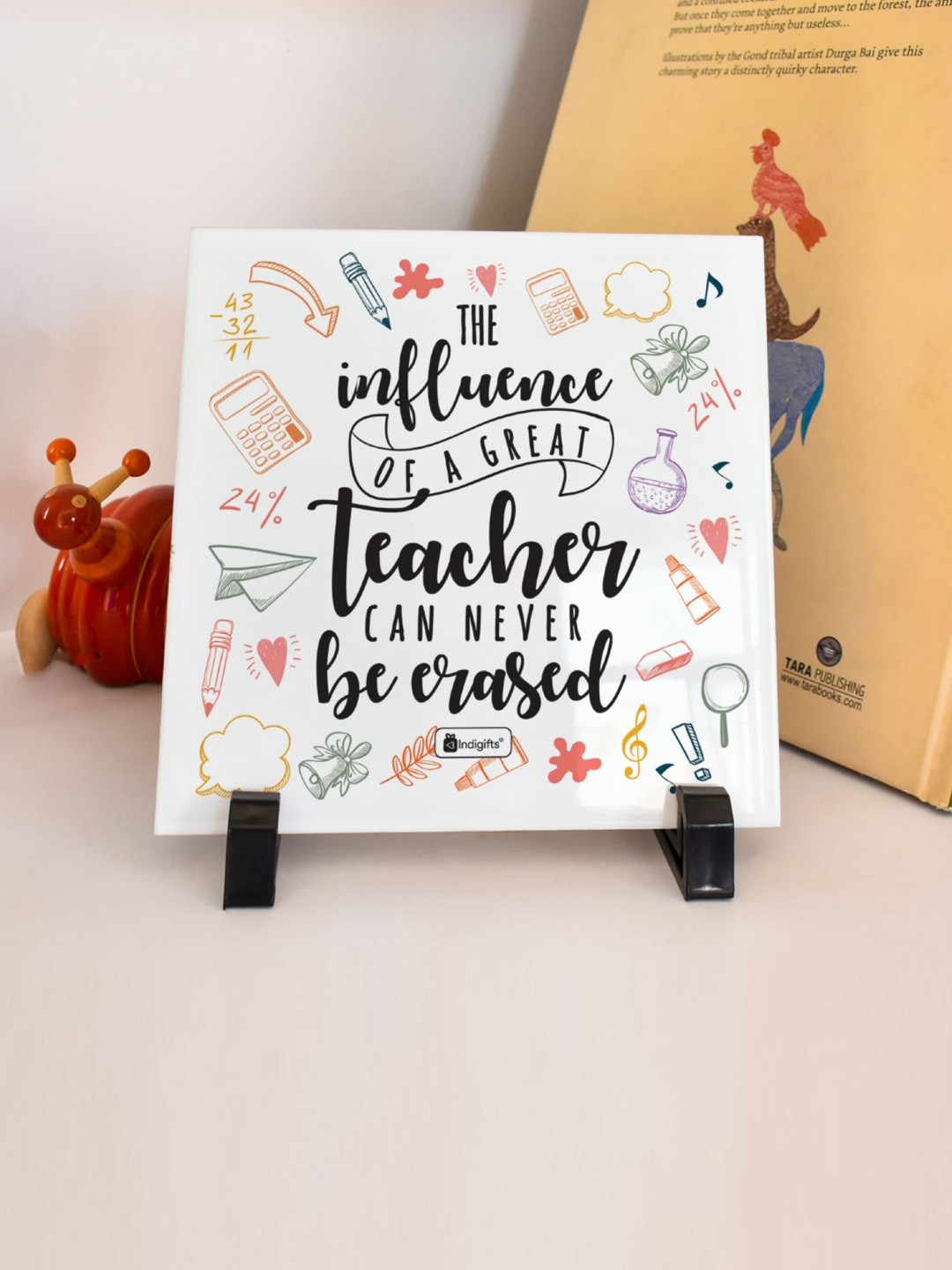 

Indigifts teacher's day Black & White Teachers Day Influence Printed Ceramic Showpieces