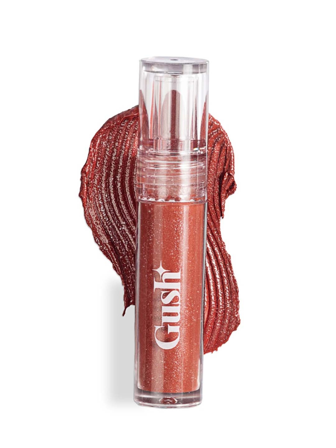

Gush Beauty Glaze Lip Oil Gloss High Shine & Hydrating Gloss 2.8ml - Honey Drip, Brown