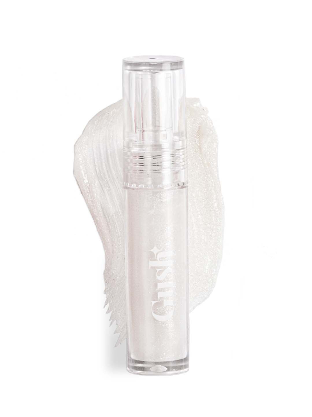 

Gush Beauty Glaze Lip Oil Gloss High Shine & Hydrating Gloss 2.8ml - Crystal Milk, Silver