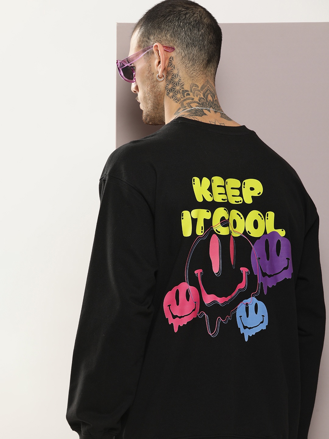 

Kook N Keech Men Typography Printed Sweatshirt, Black