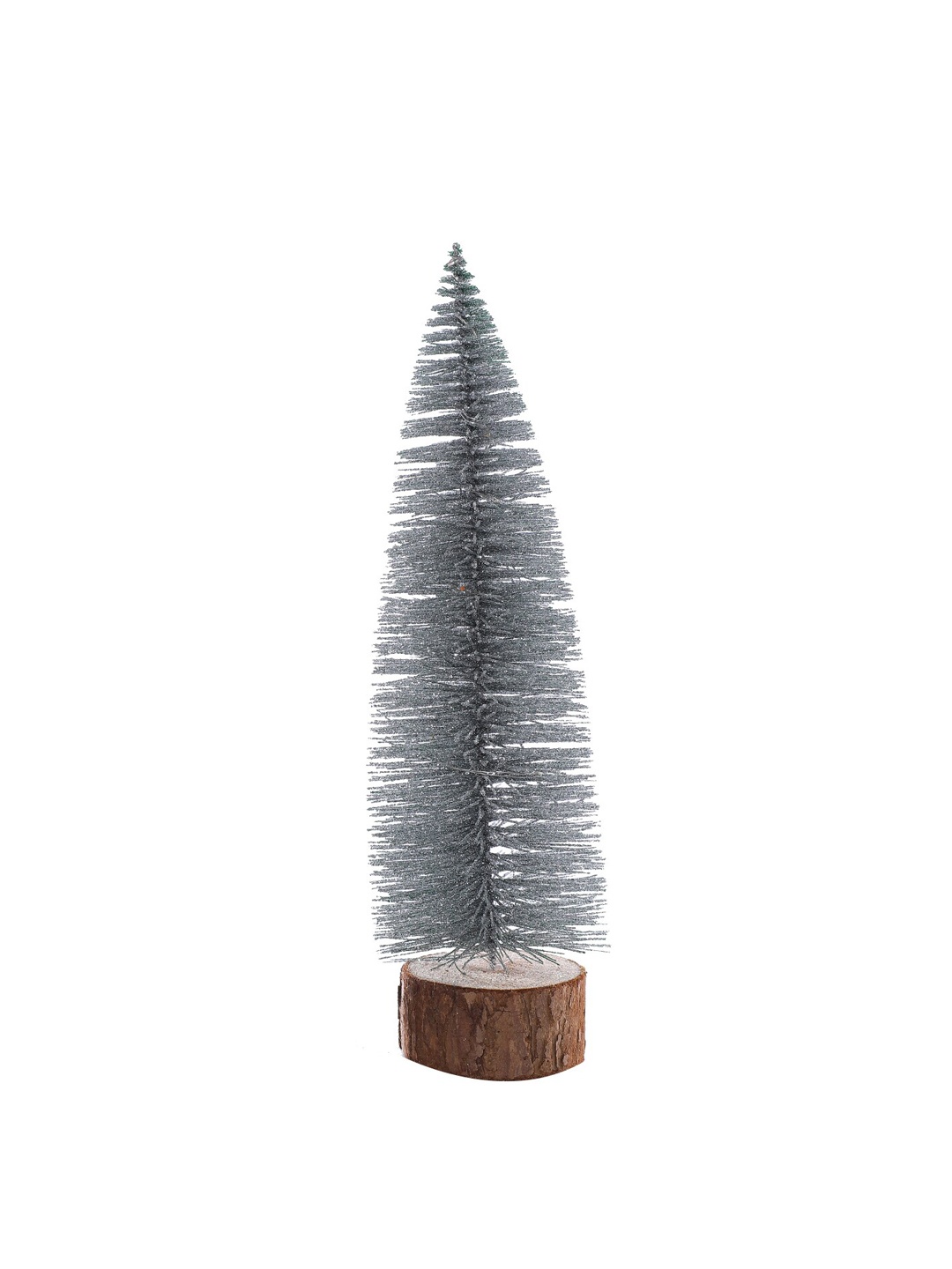 

TAYHAA Christmas Dcor Grey & White Glittering Radiance Christmas Tree Festive Decor