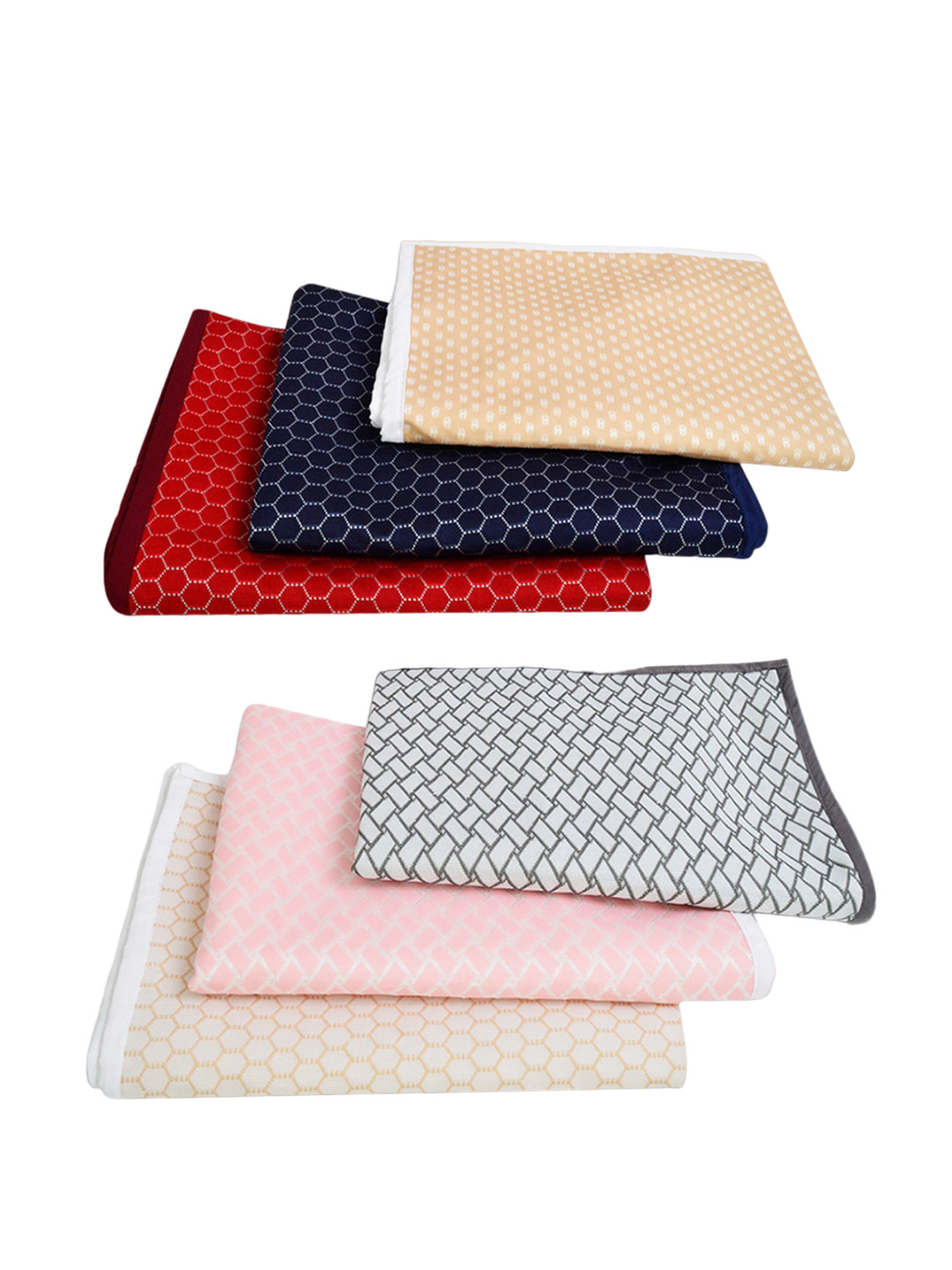 

Adbeni Beige Printed Rectangle Waterproof Reusable Pet Mats
