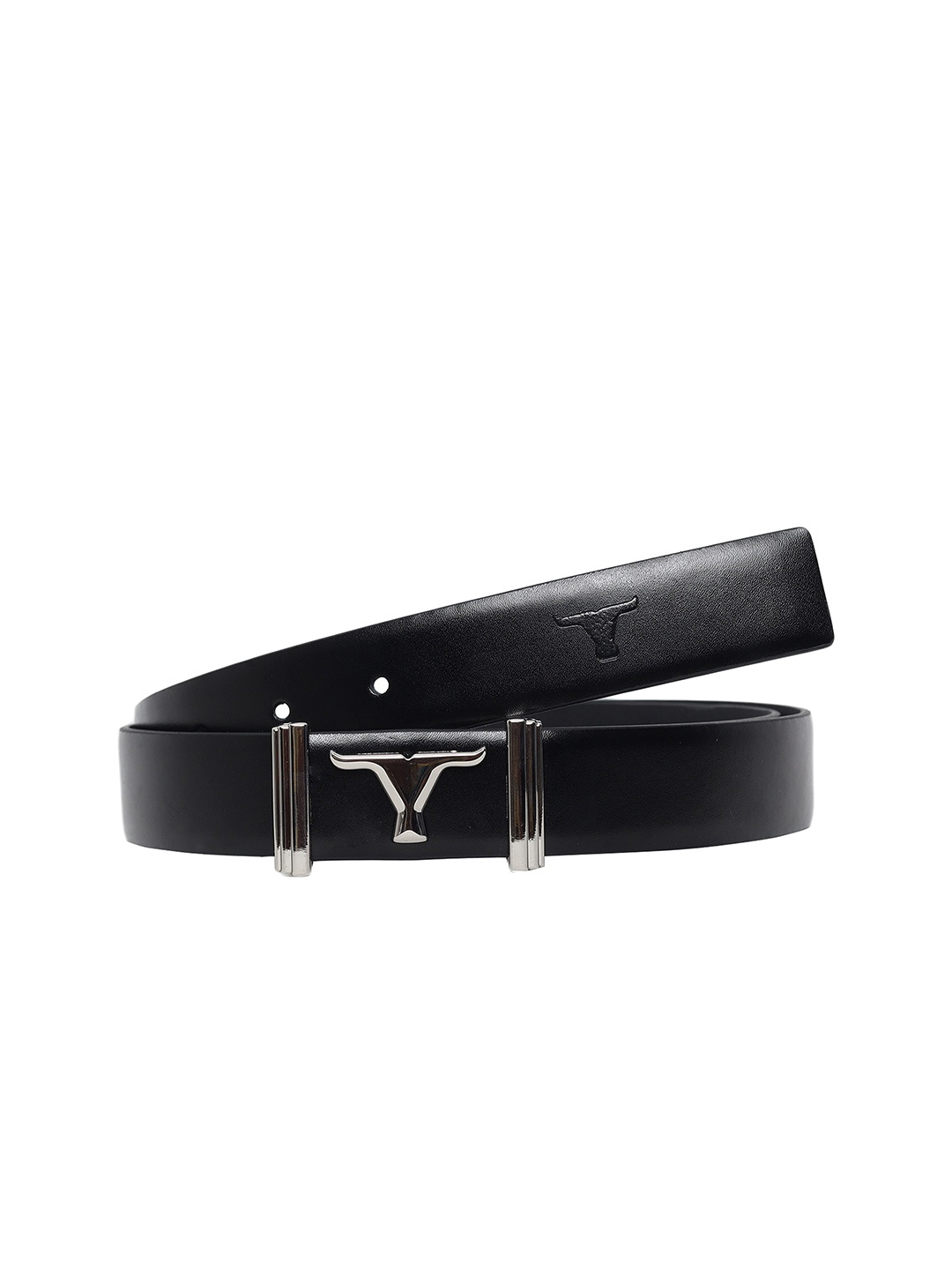 

BULCHEE Men Leather Slim Formal Belt, Black