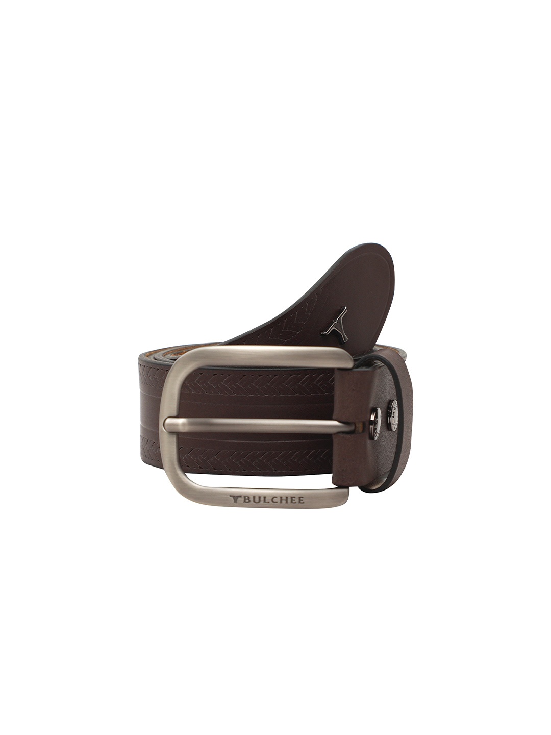 

BULCHEE Men Leather Belt, Brown