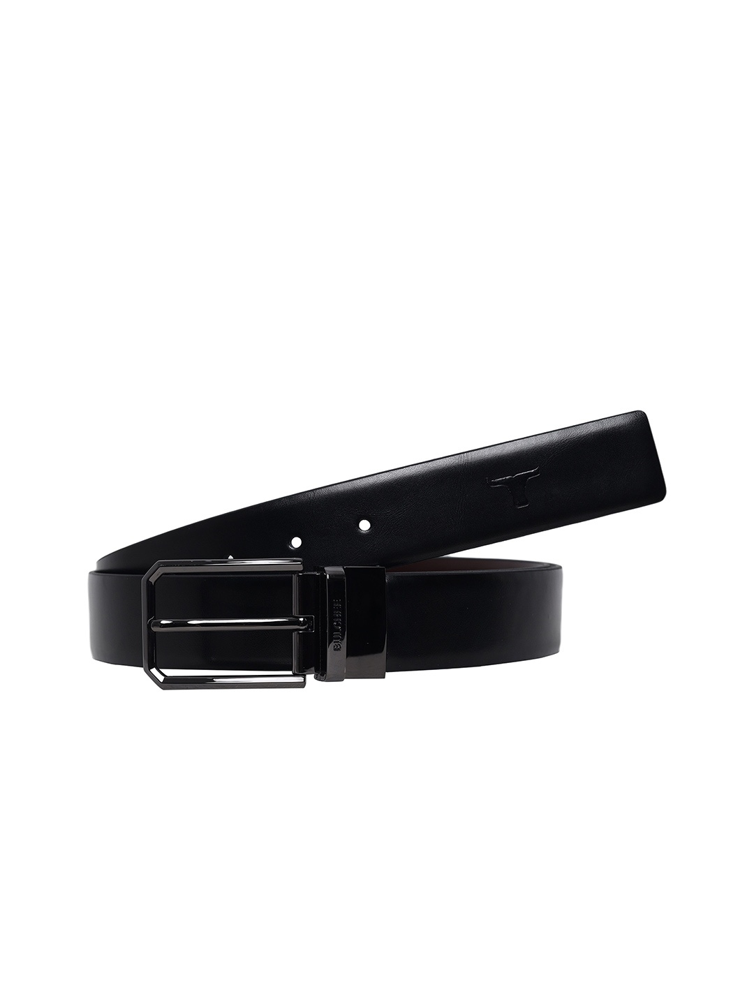 

BULCHEE Men Reversible Leather Formal Belt, Black