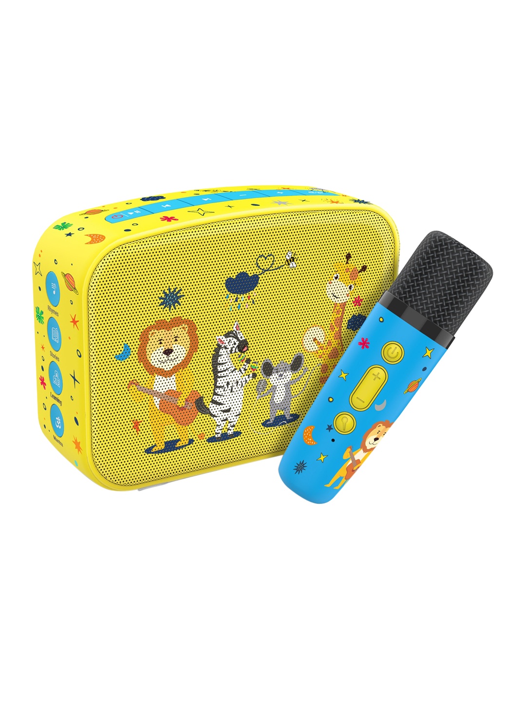 

Saregama Carvaan Mini Kids with Wireless Mic 300+ Stories Rhymes Learnings & Mantras, Yellow