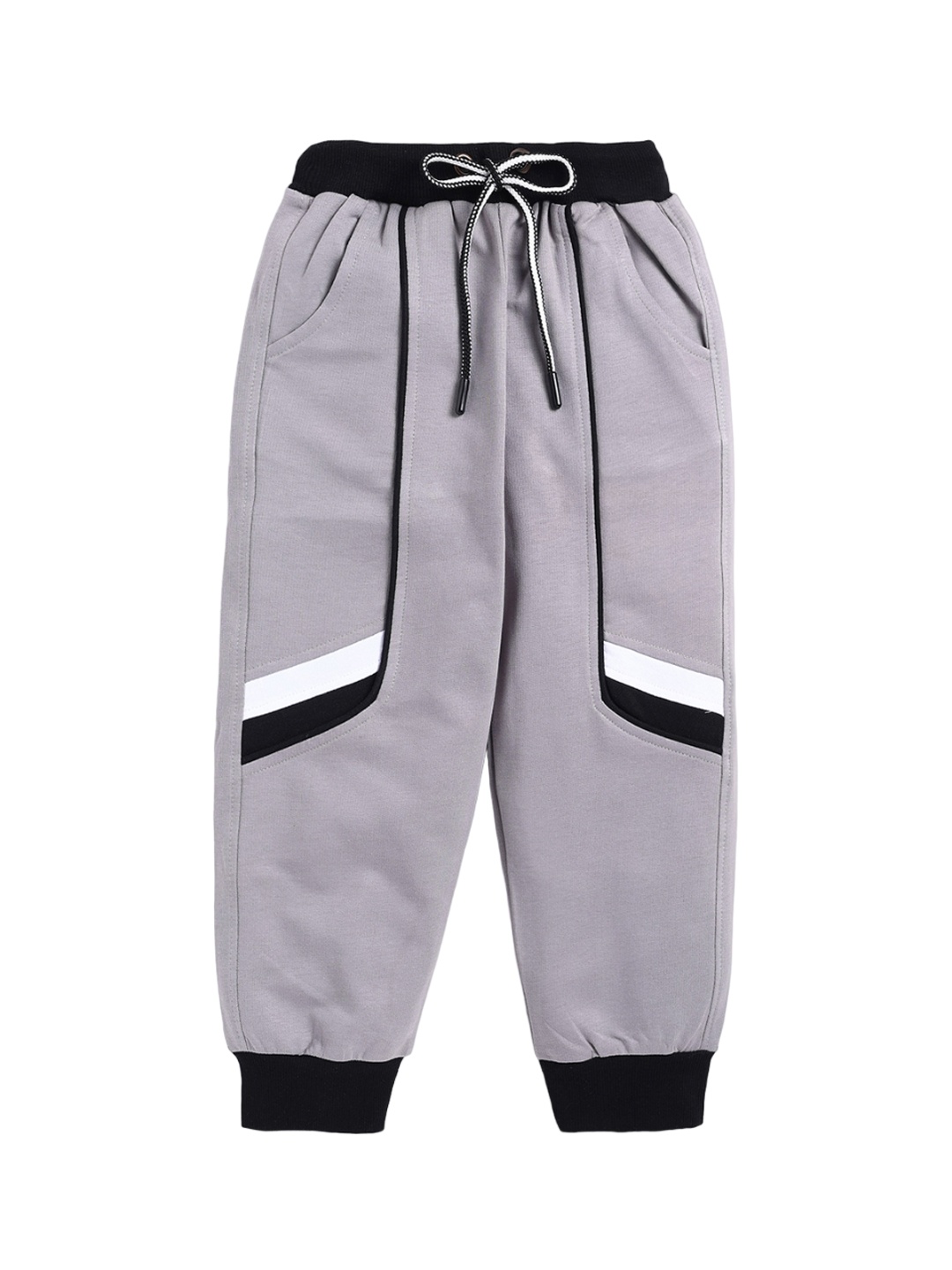 

BAESD Boys Cotton Mid-Rise Joggers, Grey