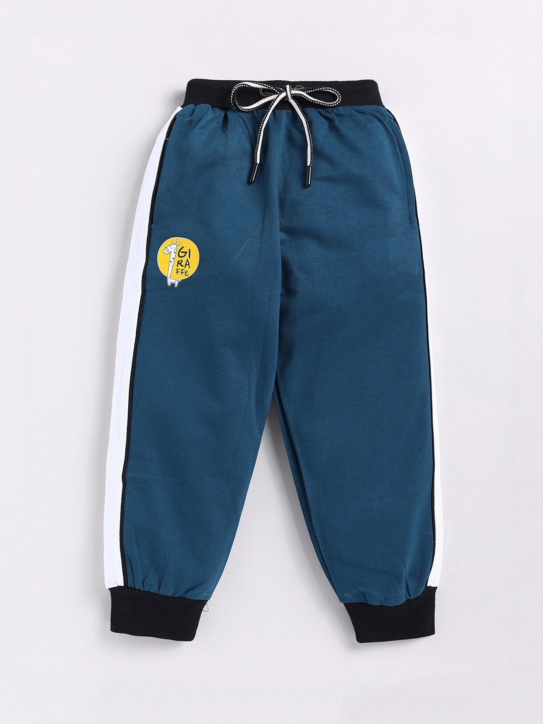 

BAESD Boys Mid Rise Cotton Joggers, Teal