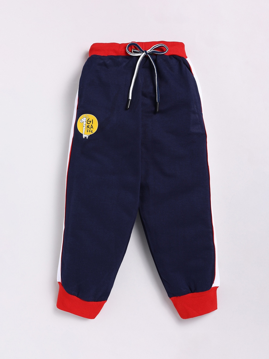 

BAESD Boys Cotton Mid Rise Joggers, Navy blue