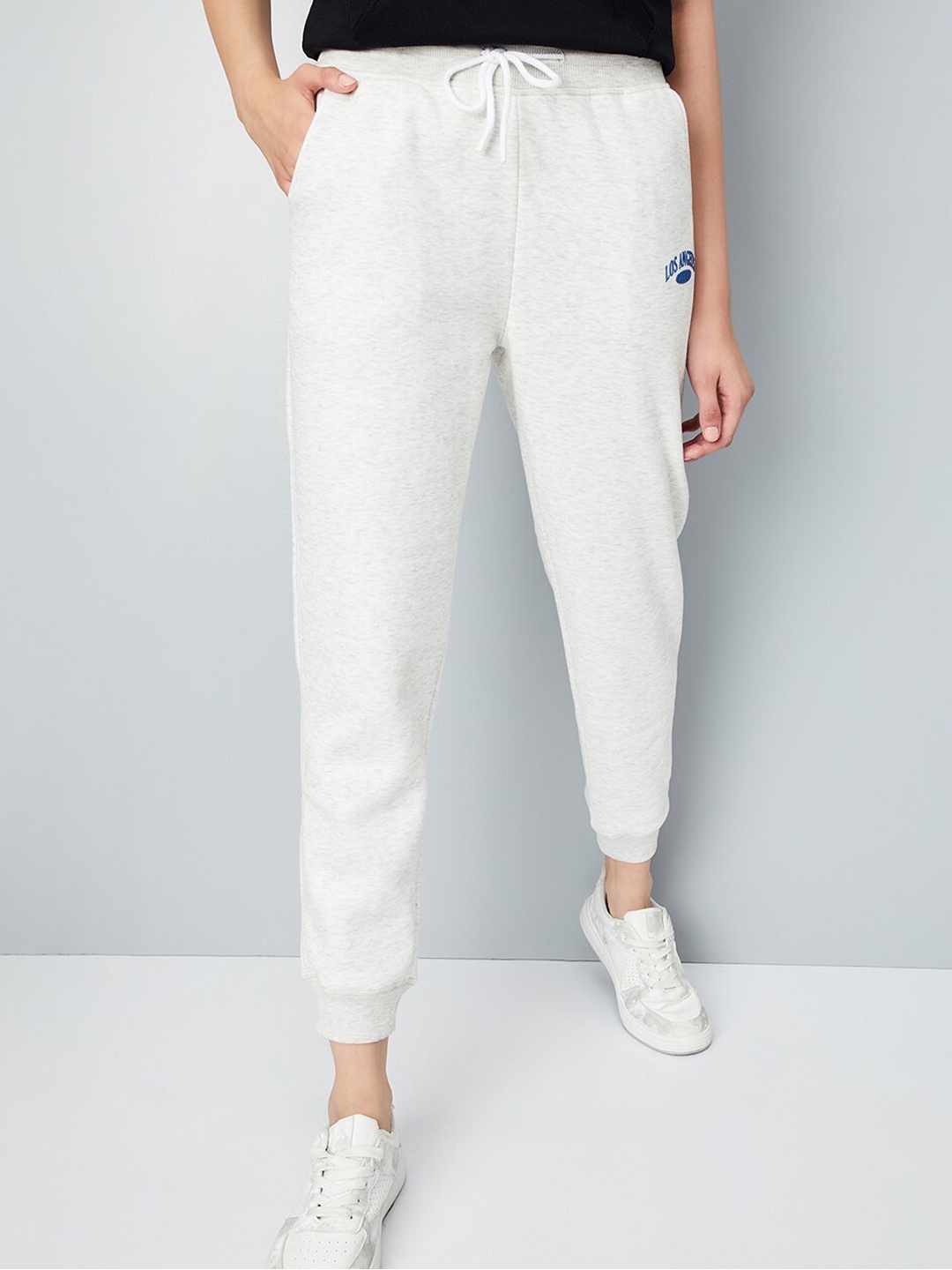

max Women Side Pockets Joggers, Grey