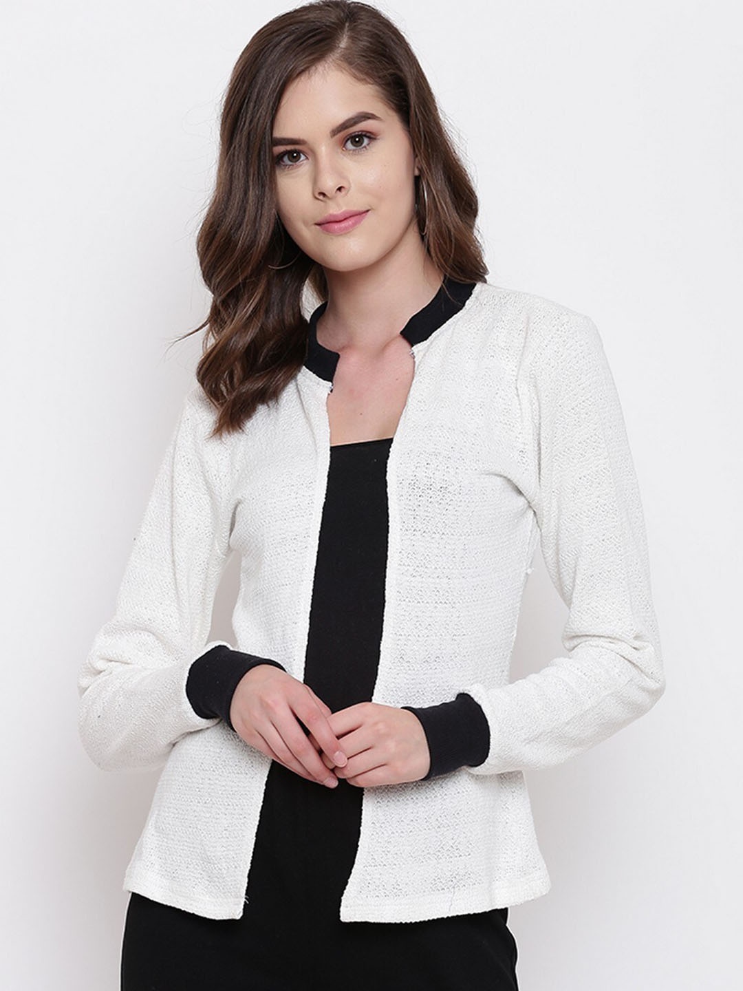 

BAESD Lightweight Crop Quilted Jacket, Off white