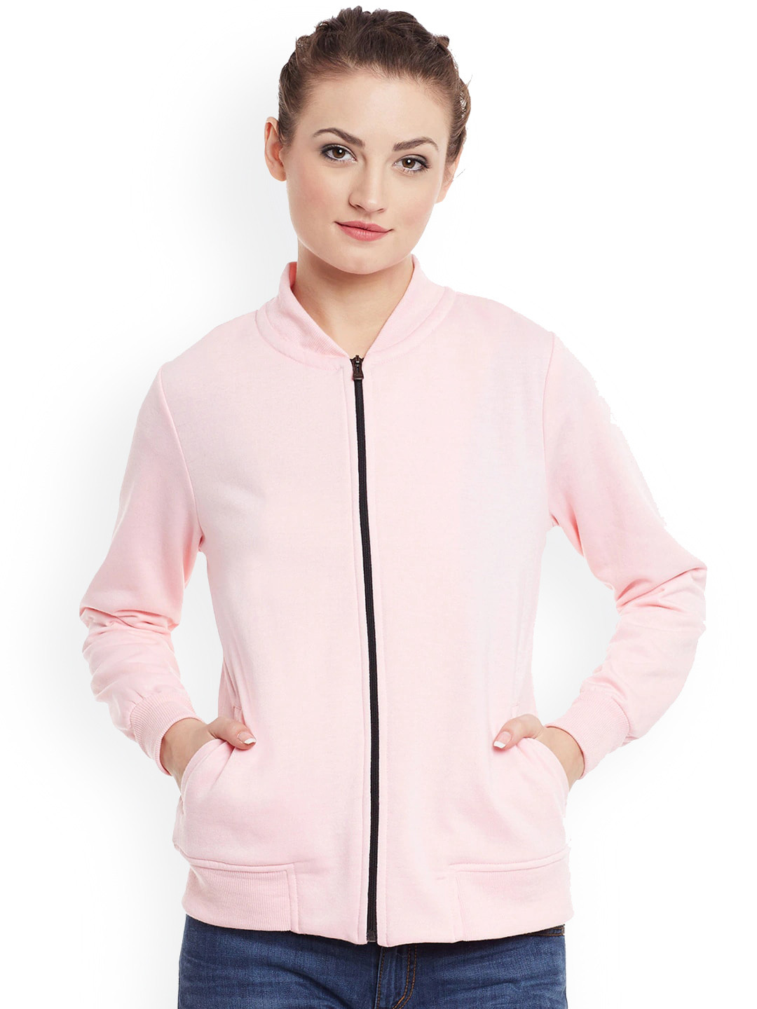 

BAESD Fleece Lightweight Tailored Jacket, Pink
