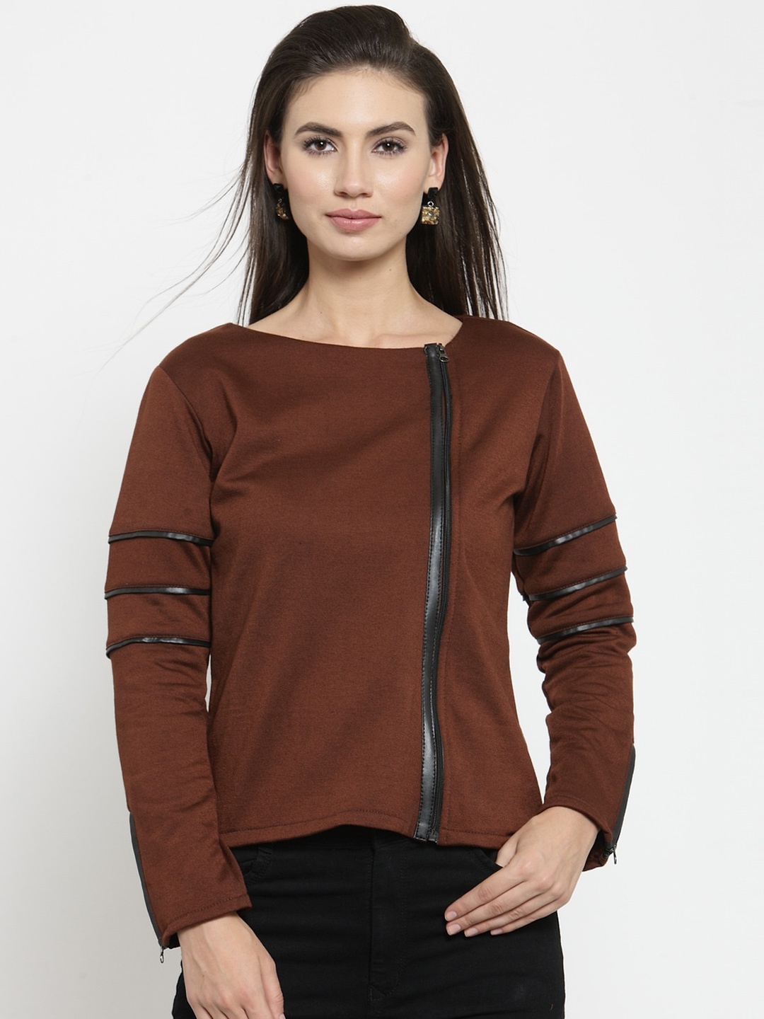 

BAESD Fleece Lightweight Tailored Jacket, Brown