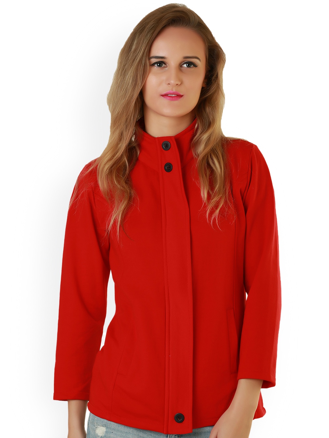 

BAESD Fleece Lightweight Tailored Jacket, Red