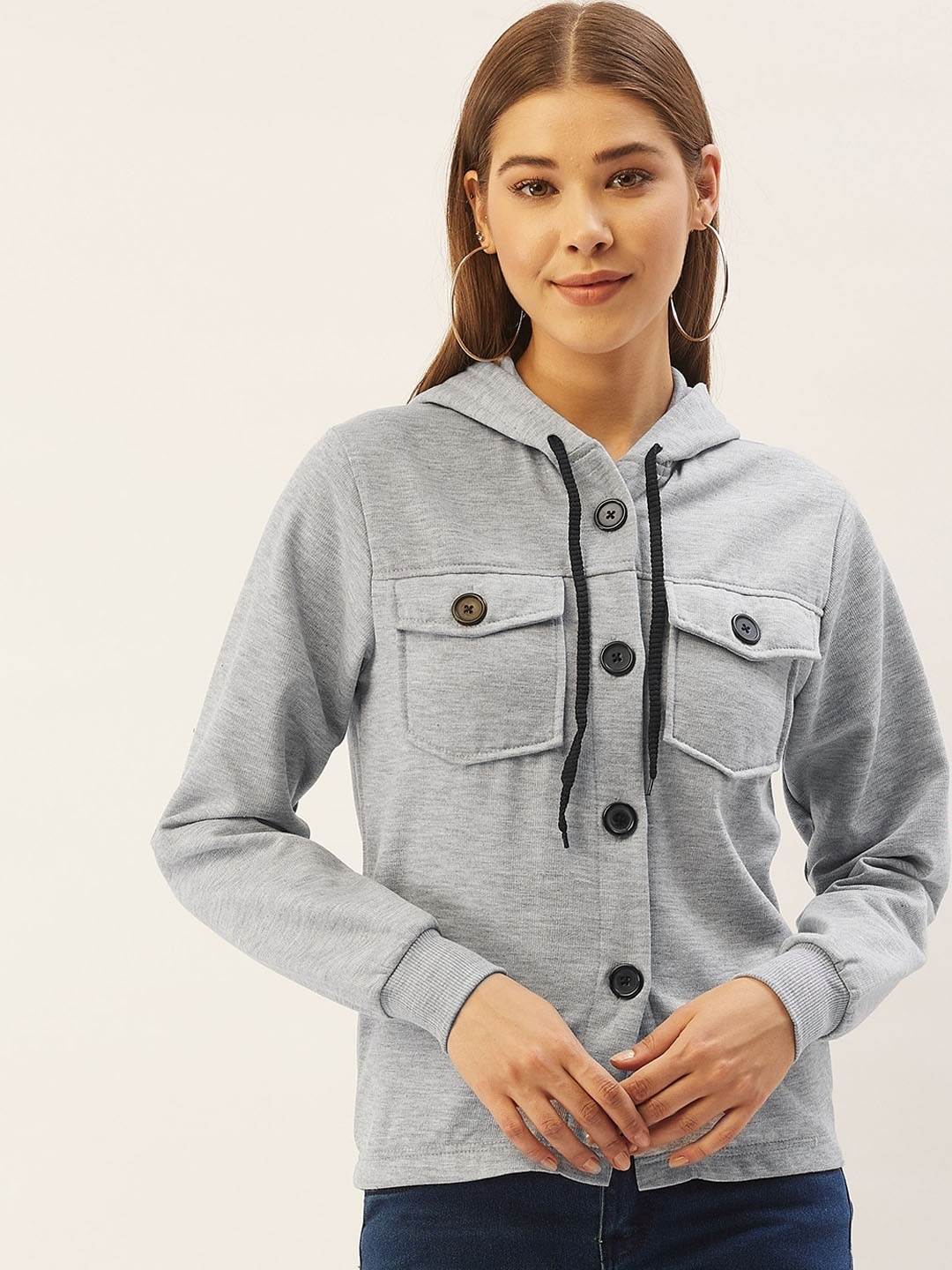 

BAESD Lightweight Bomber Jacket, Grey melange