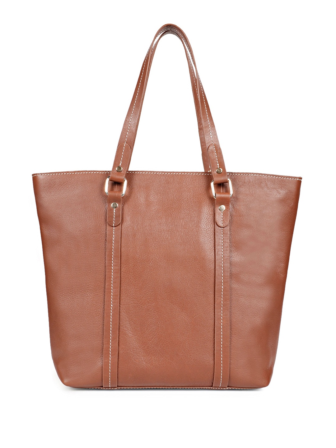 

Favore Leather Shopper Shoulder Bag, Tan