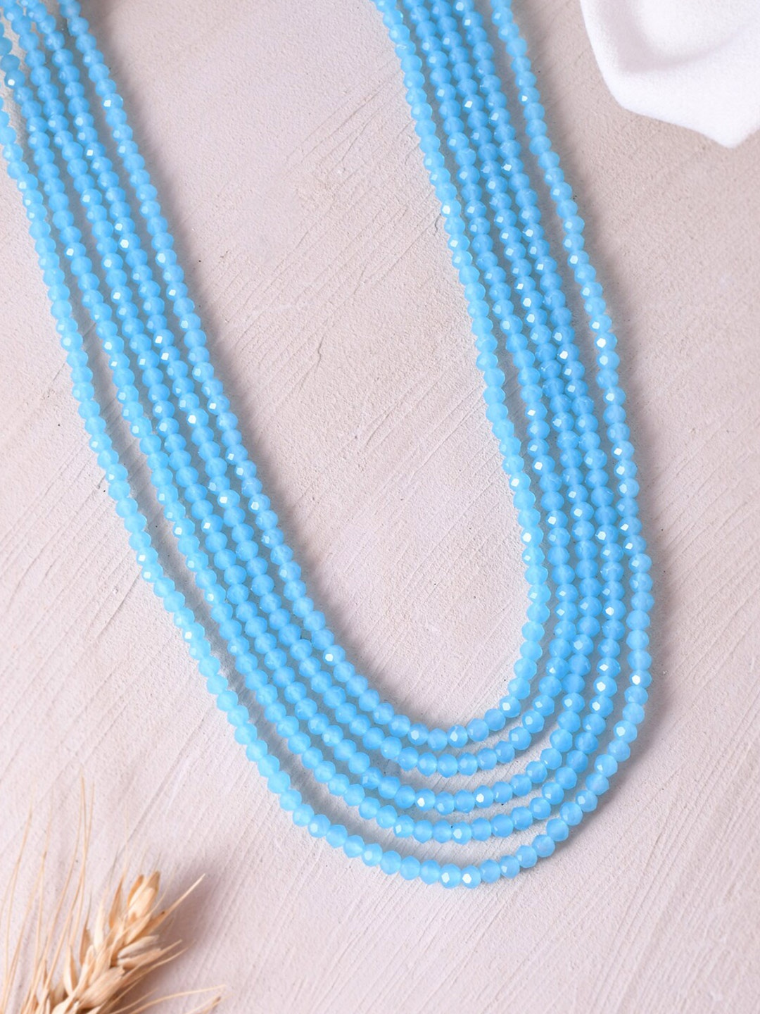 

Silvermerc Designs Gold-Plated Beaded Layered Necklace