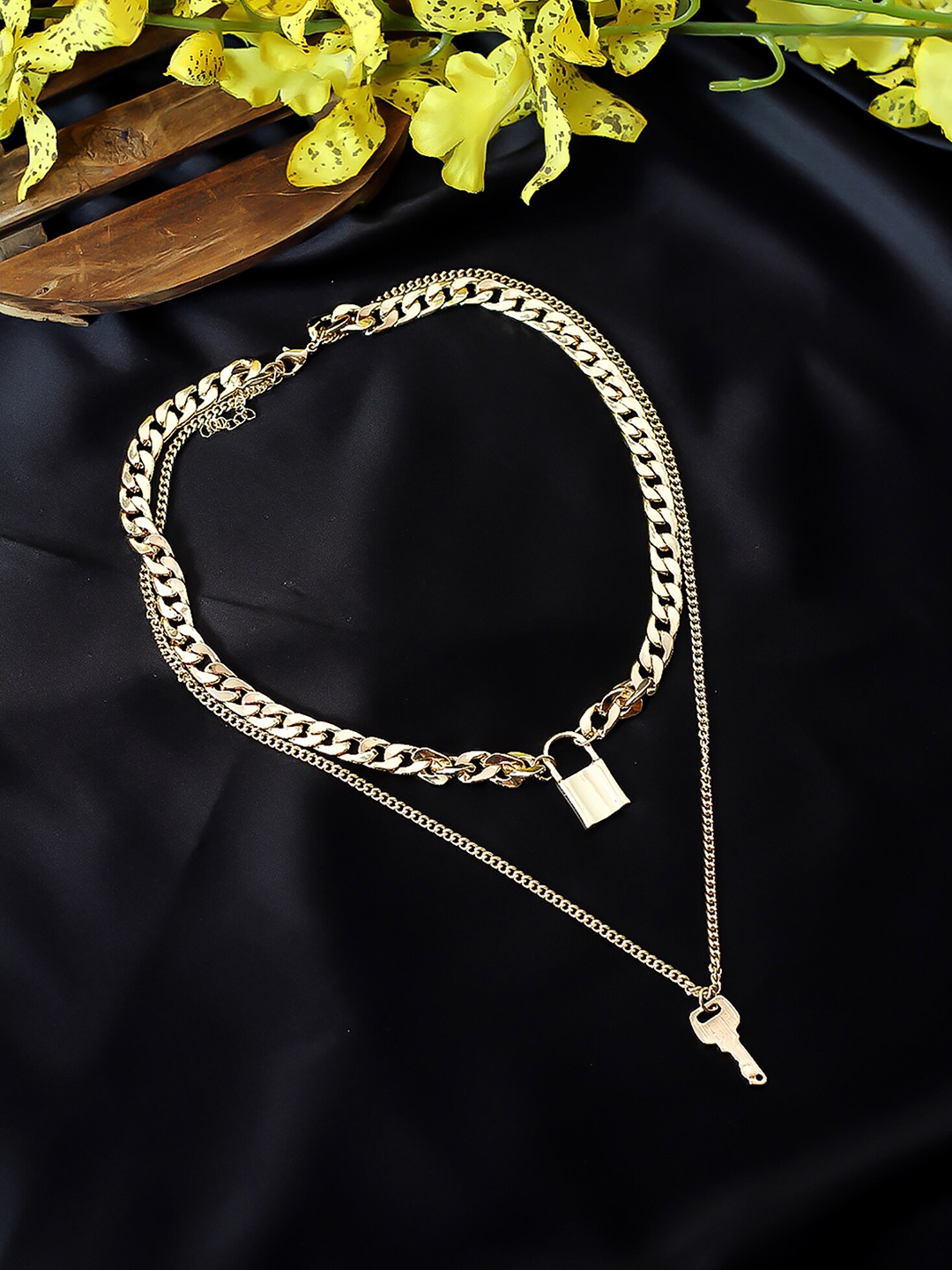 

Bellofox Gold-Toned Gold-Plated Layered Chain