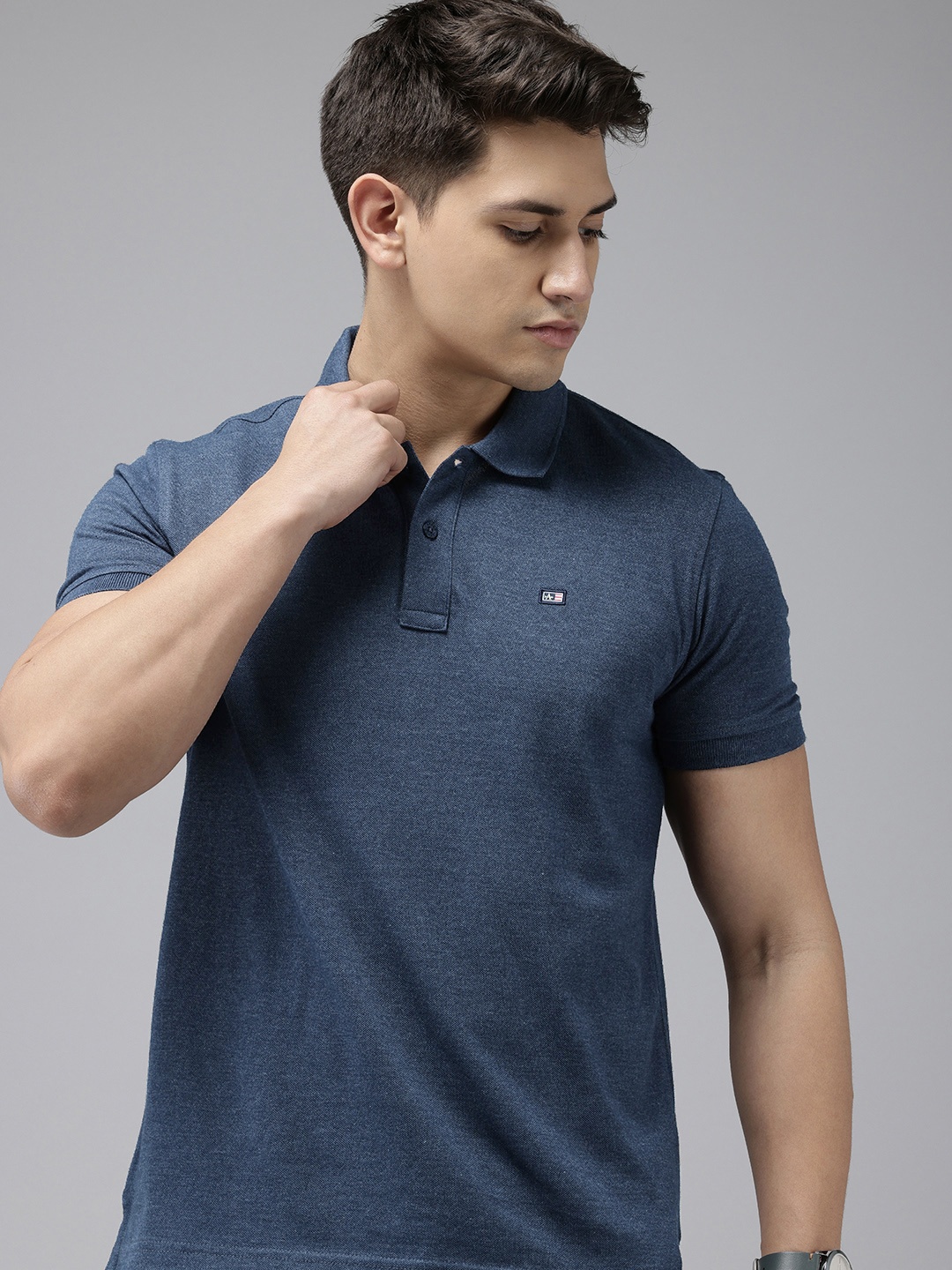 

Arrow Polo Collar Sport Fit T-shirt, Navy blue