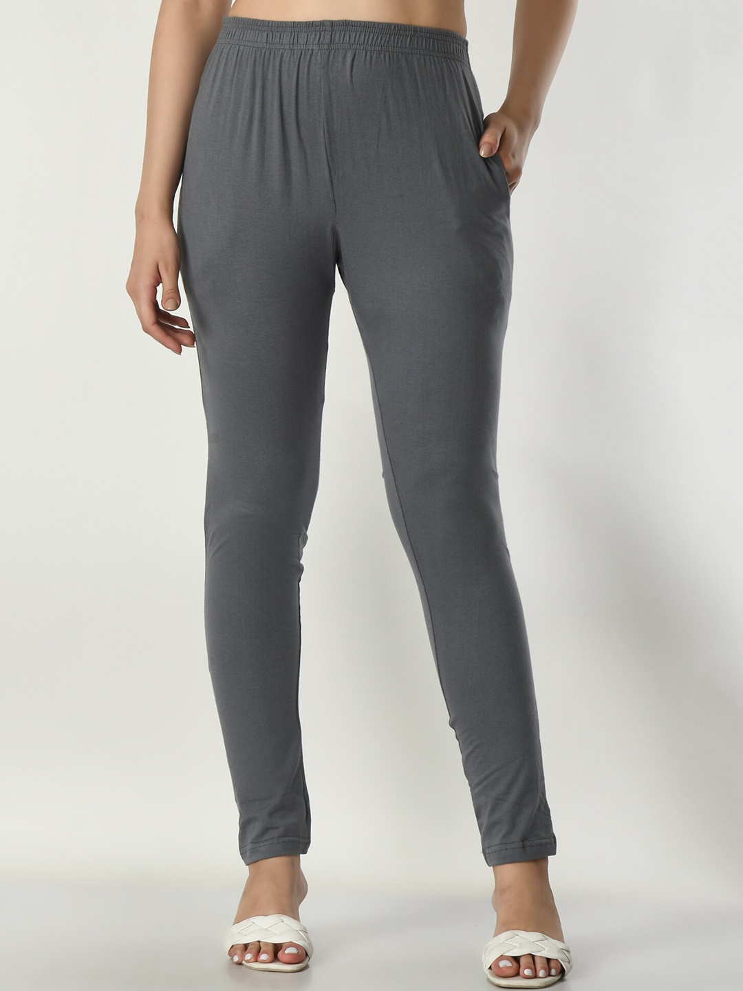 

BAESD Mid-Rise Ankle-length Leggings, Grey