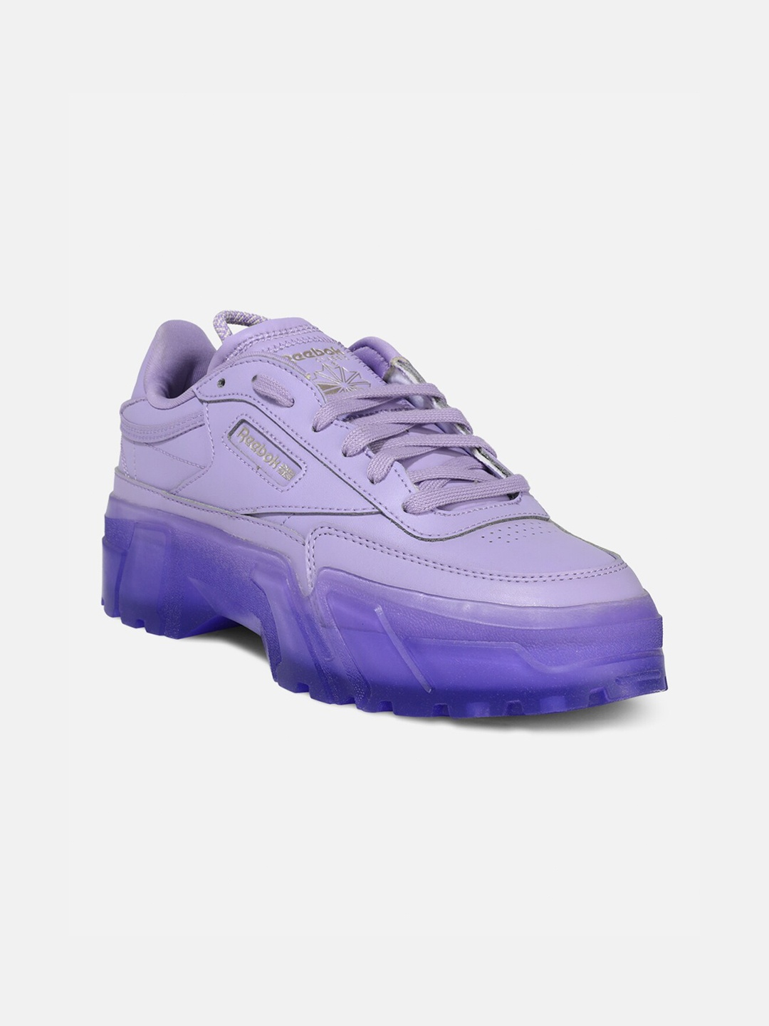 

Reebok Classic Women Classic Cardi B Club C Leather Running Shoes, Purple