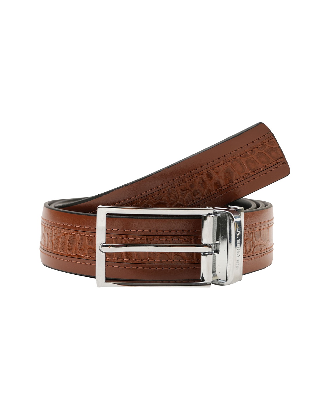 

BULCHEE Men Leather Reversible Belt, Tan