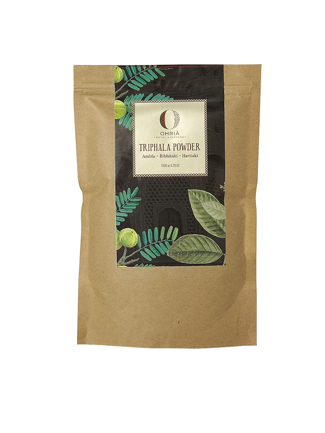 

OHRIA AYURVEDA Triphala Powder For Eye Strain & Stress - 150g, Green