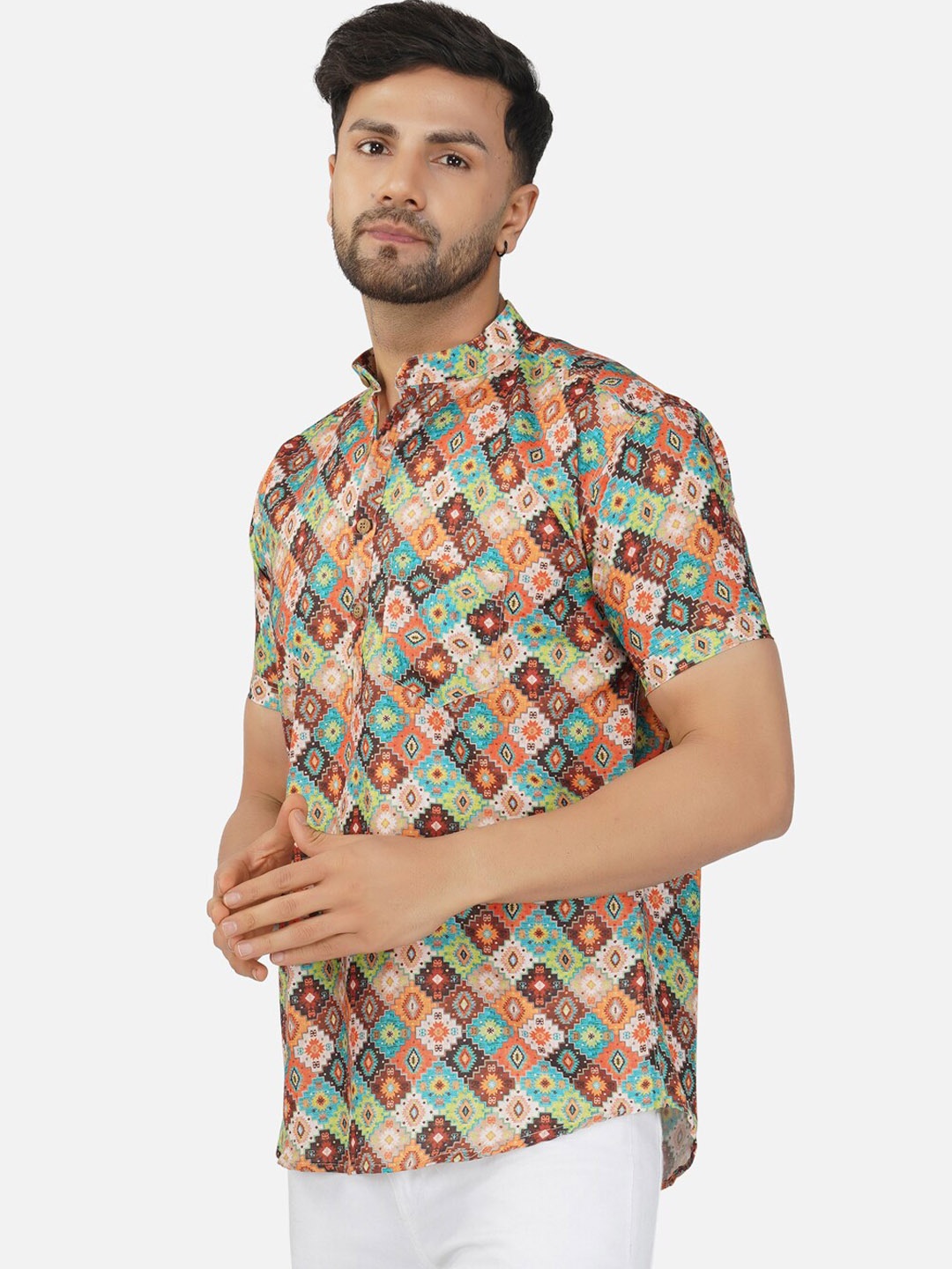 

BASE 41 Floral Printed Straight Kurta, Multi