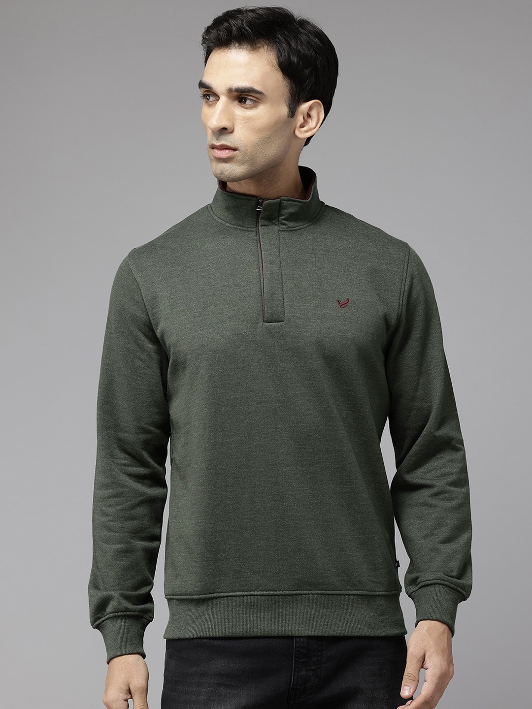 

Blackberrys Half Zipper Sweatshirt, Olive