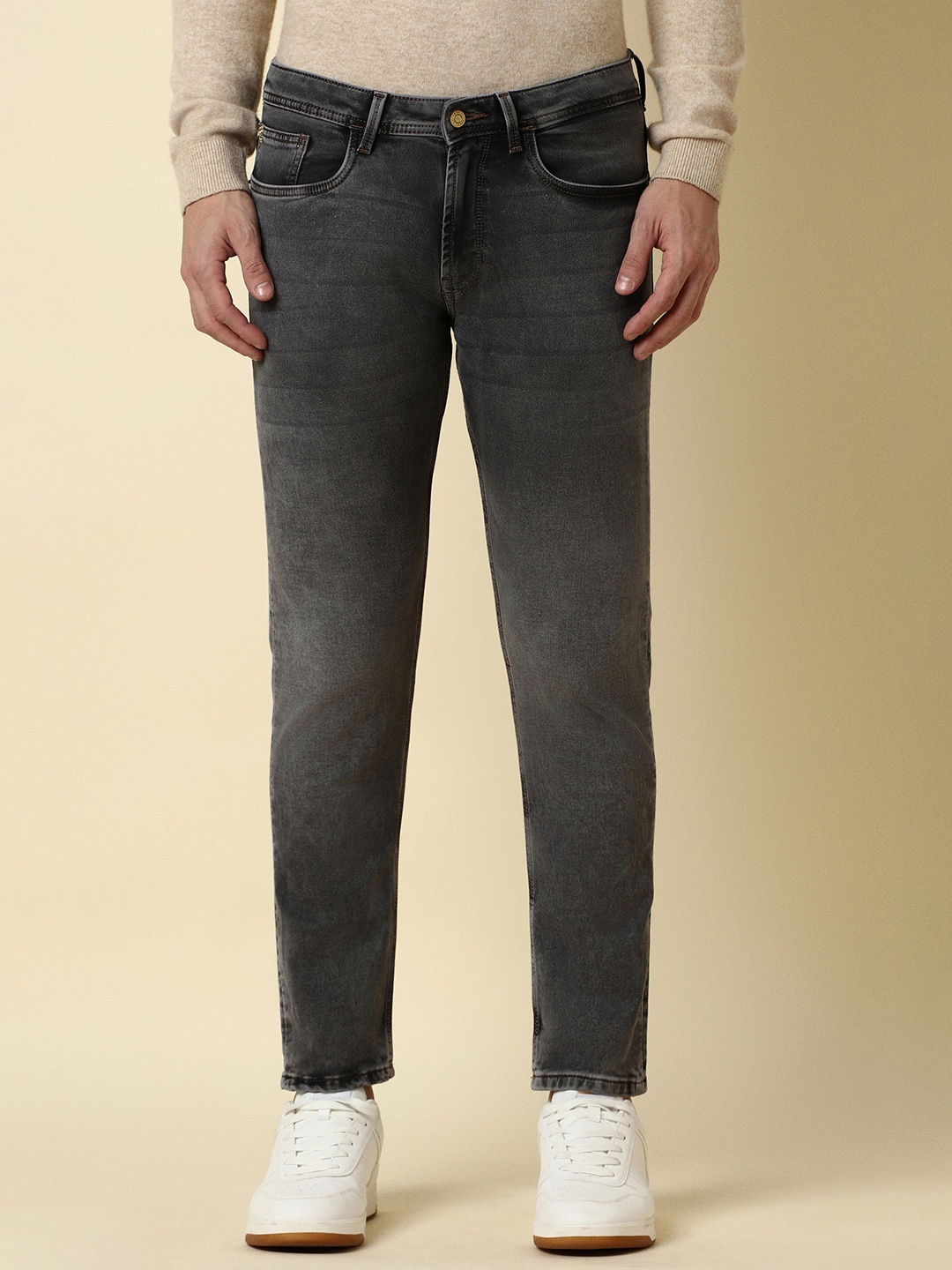

Allen Solly Men Slim Fit Clean Look Jeans, Grey
