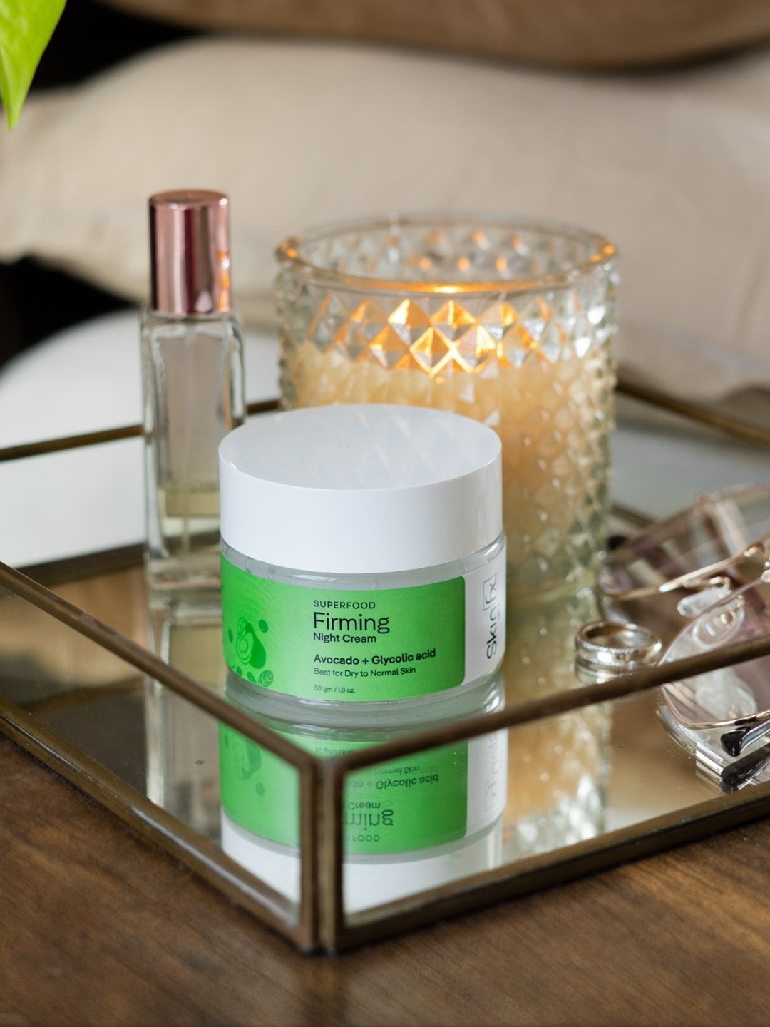 

Skin Fx Superfood Firming Night Cream with Avocado & Glycolic Acid - 50g, White
