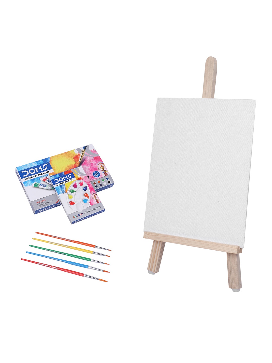 

PLANET of Toys Kids Canvas Painting Kit & Water Color Tube For Painting, Pink