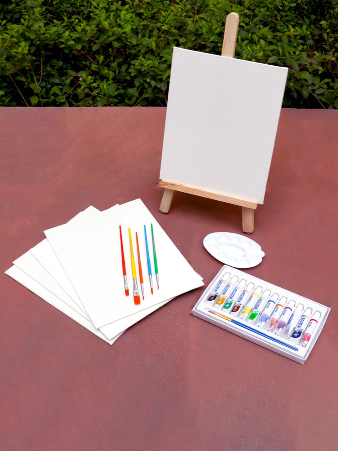 

PLANET of Toys Kids Canvas Non-Allergic Painting Kit, Blue