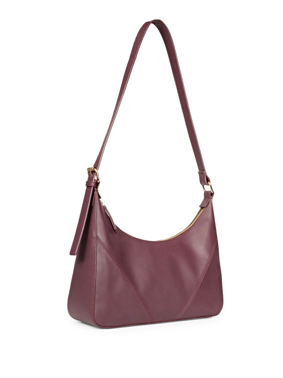 

Favore Leather Hobo Bag, Burgundy