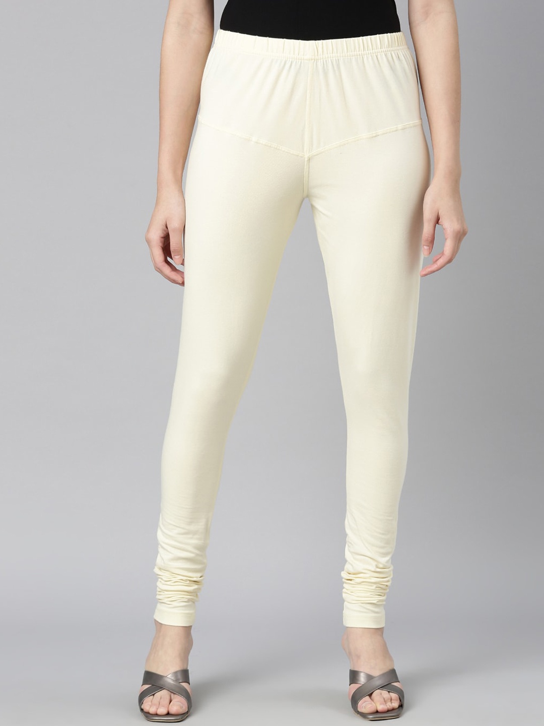 

DIXCY SCOTT Slimz Churidar Length Leggings, Cream