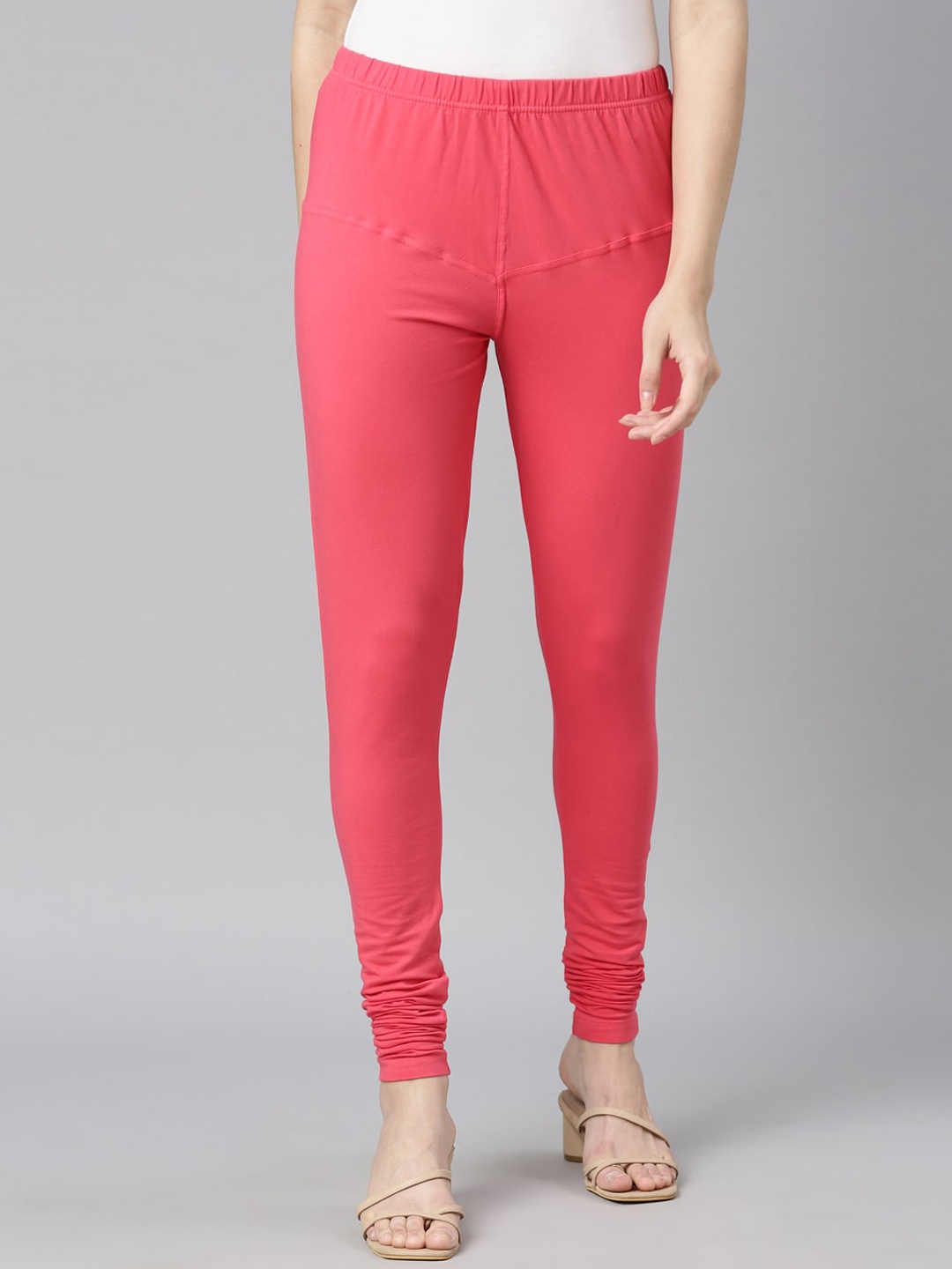 

DIXCY SCOTT Slimz Churidar Length Leggings, Pink