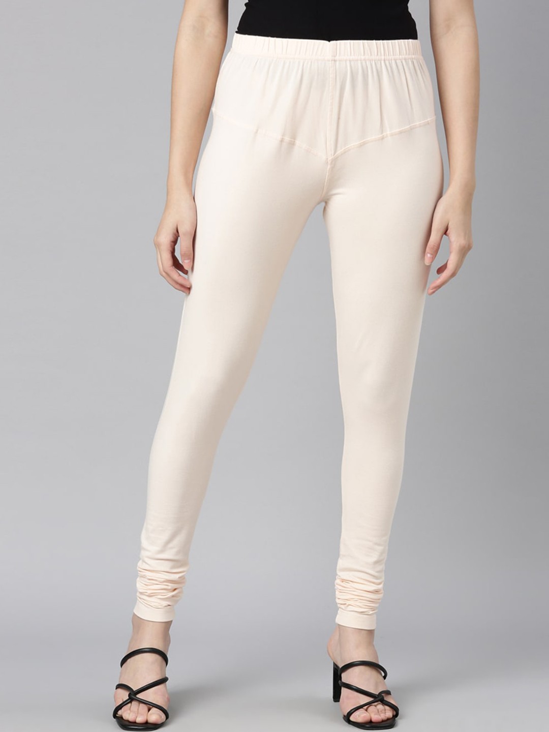 

DIXCY SCOTT Slimz Churidar Length Leggings, Cream