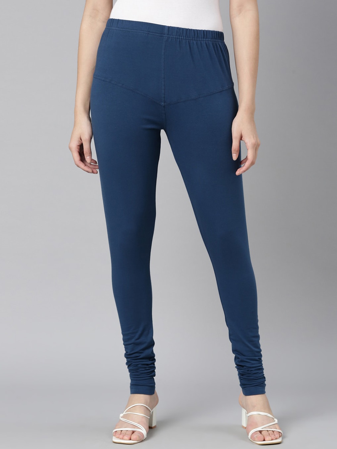 

DIXCY SCOTT Slimz Churidar Length Leggings, Blue