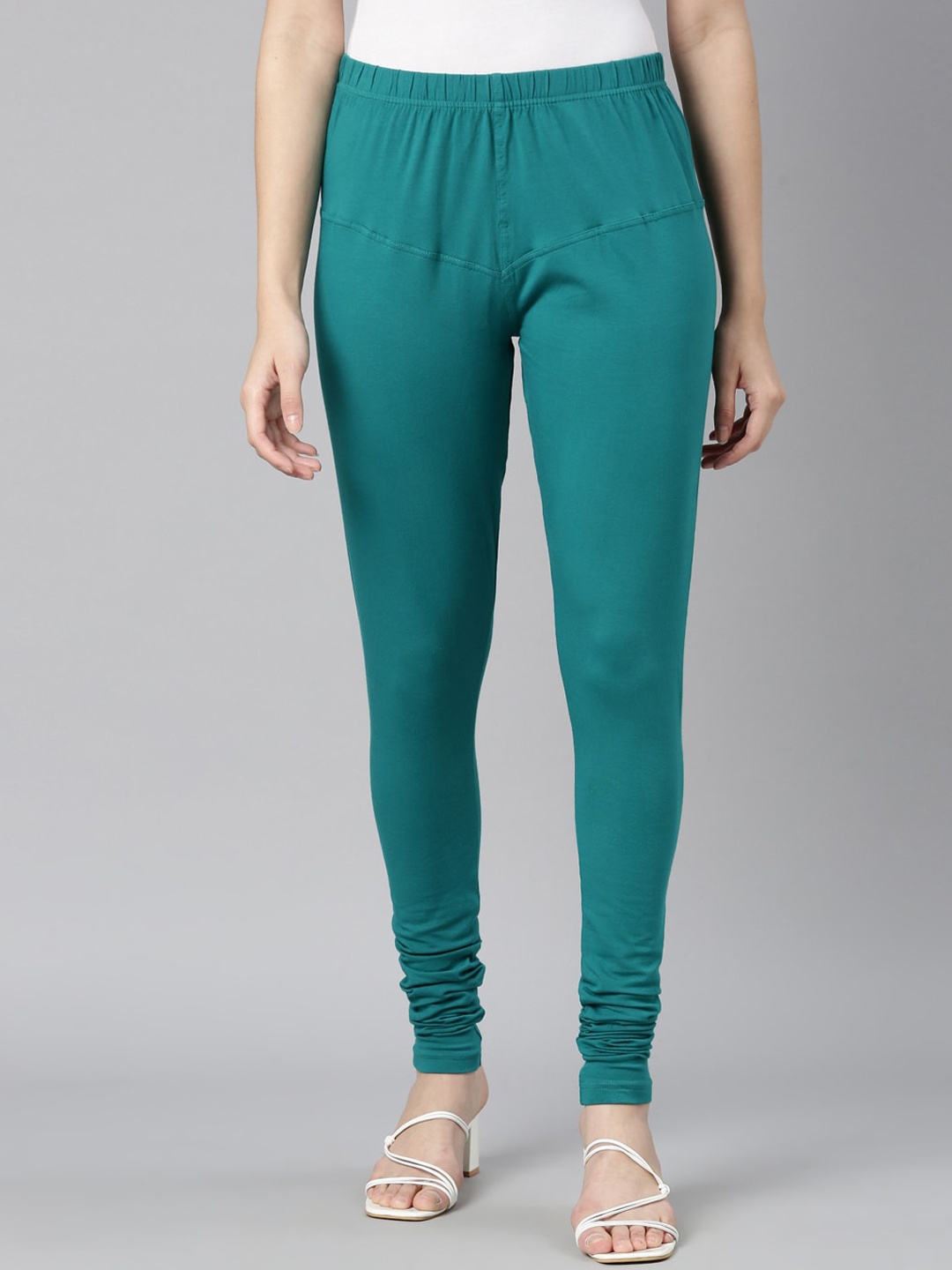 

DIXCY SCOTT Slimz Churidar Length Leggings, Teal