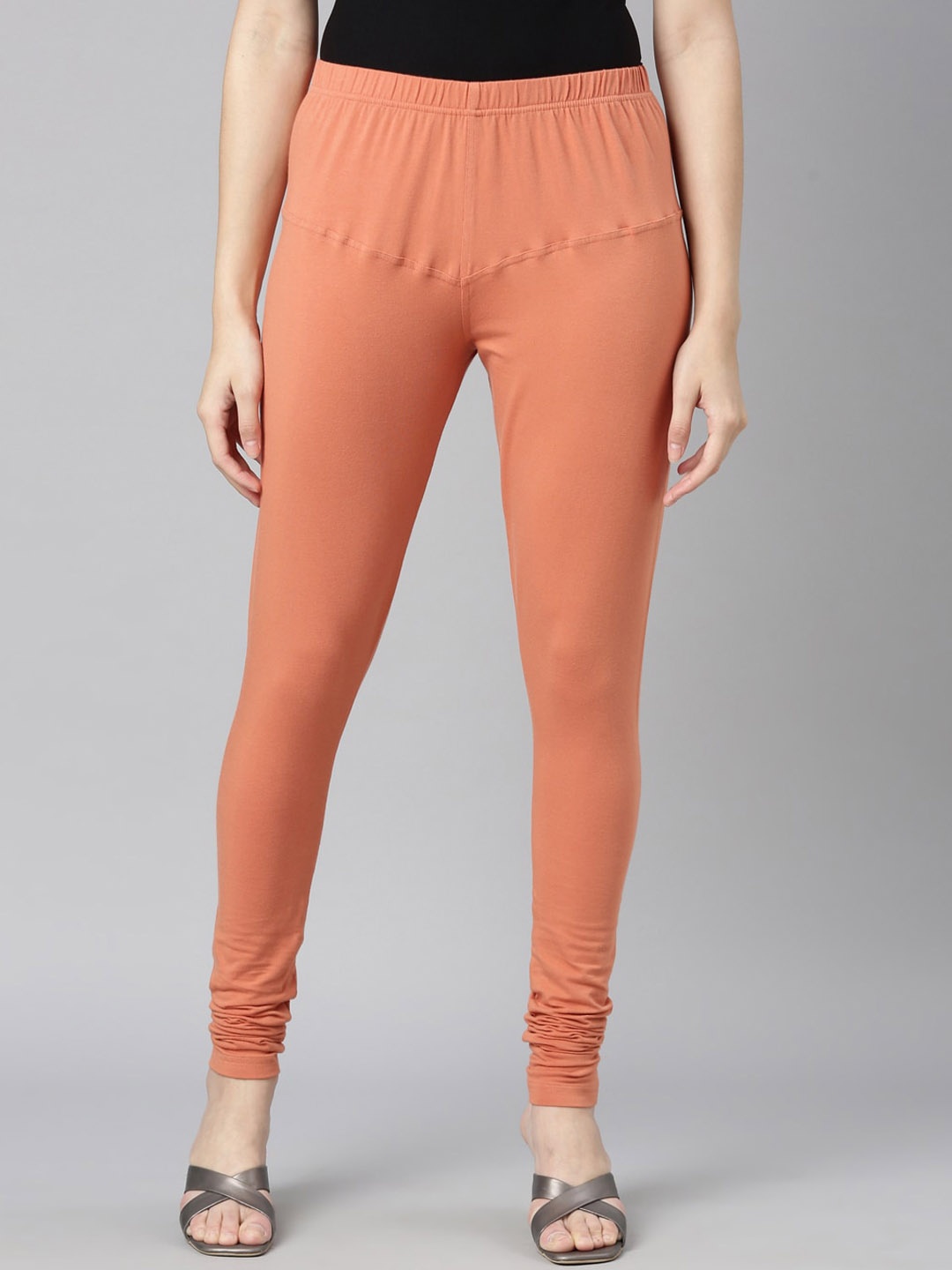 

DIXCY SCOTT Slimz Churidar Length Leggings, Peach