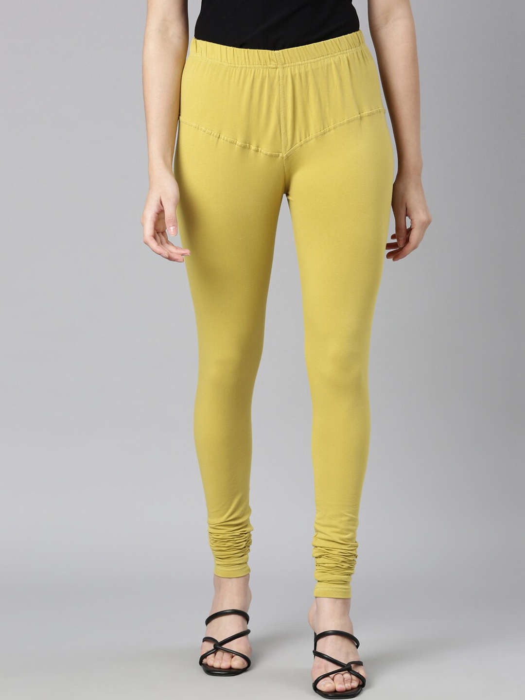 

DIXCY SCOTT Slimz Churidar Length Leggings, Mustard