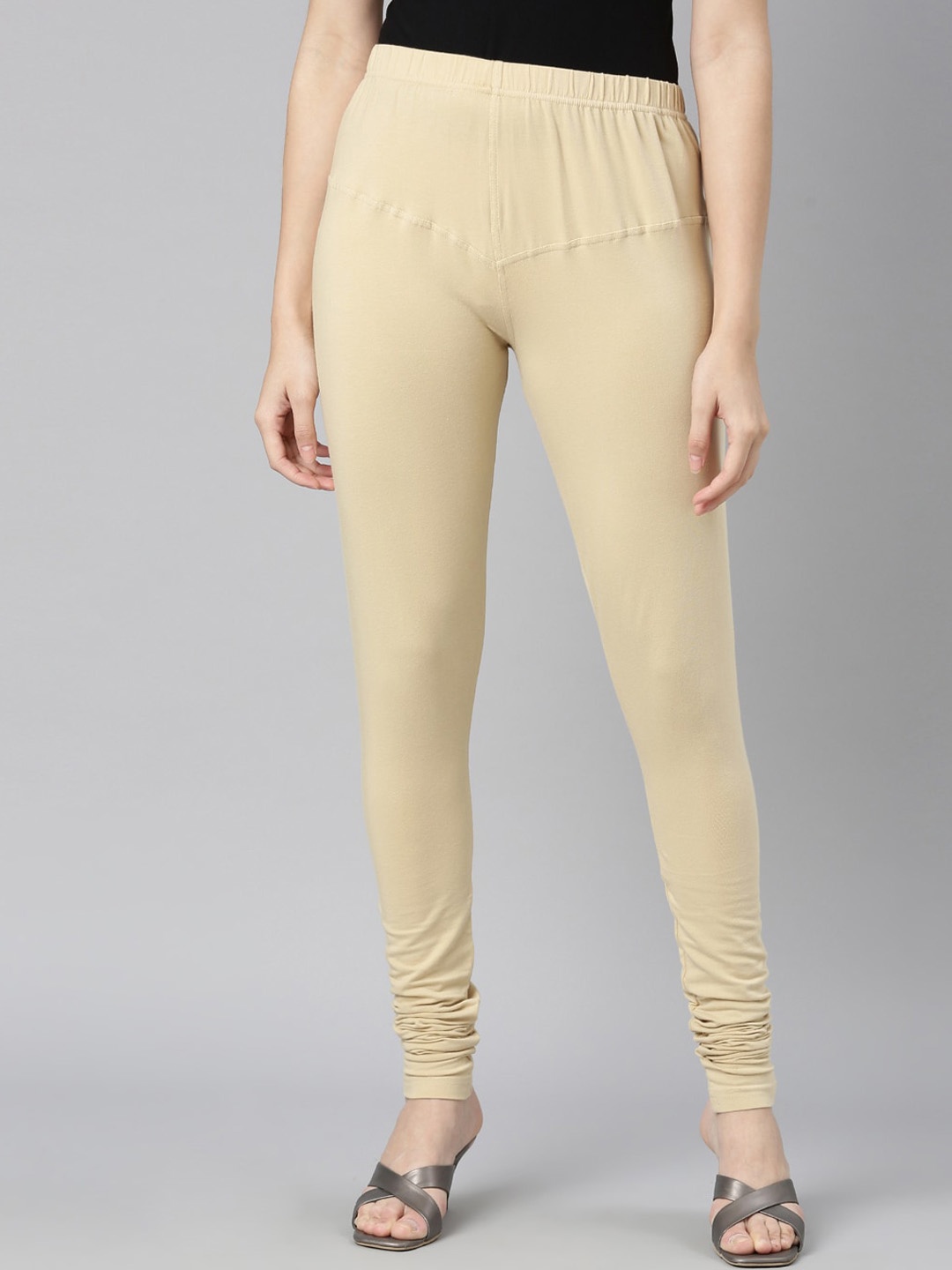 

DIXCY SCOTT Slimz Churidar Length Leggings, Beige