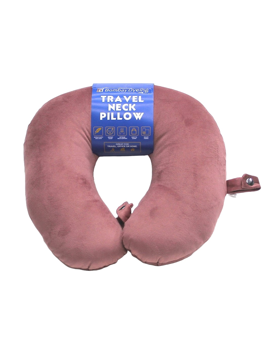 

BOMBAY DYEING Charcoal Lightweight Travel Neck Pillow