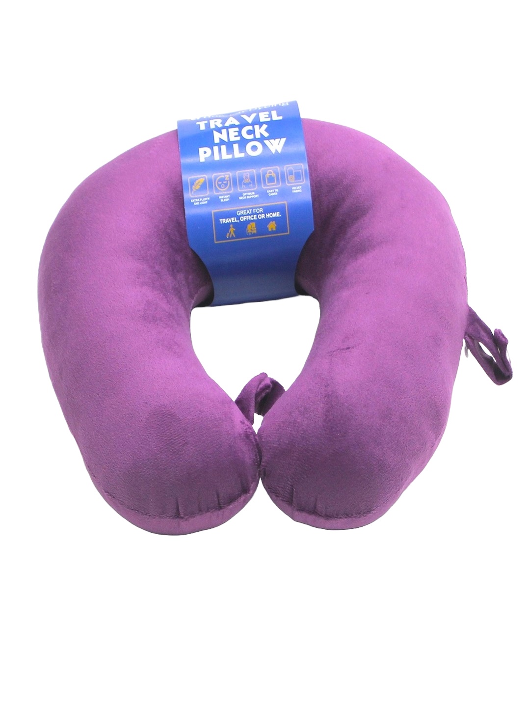 

BOMBAY DYEING Purple Lightweight Travel Neck Pillow