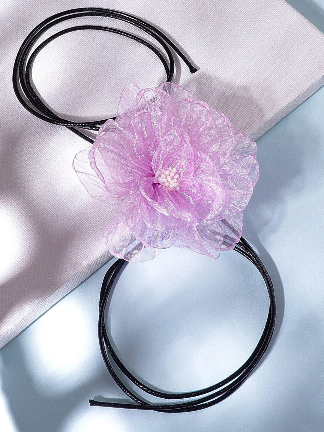 

Rubans Voguish Floral Choker Necklace, Lavender
