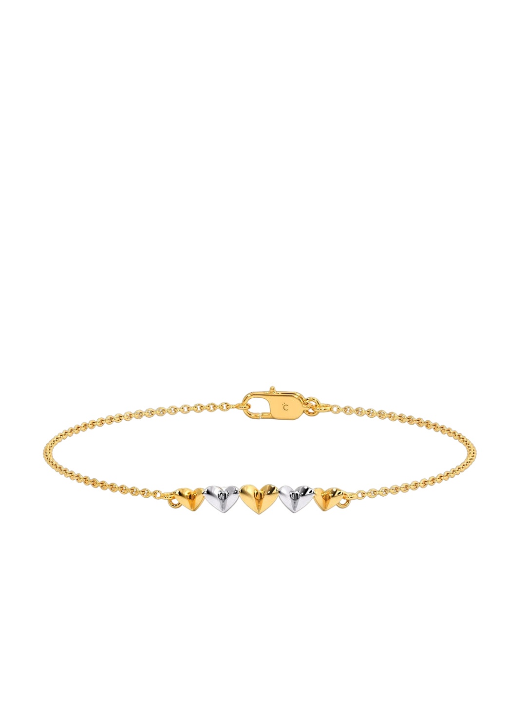

CANDERE A KALYAN JEWELLERS COMPANY 18KT BIS Hallmark Gold Bracelet-2.22 g