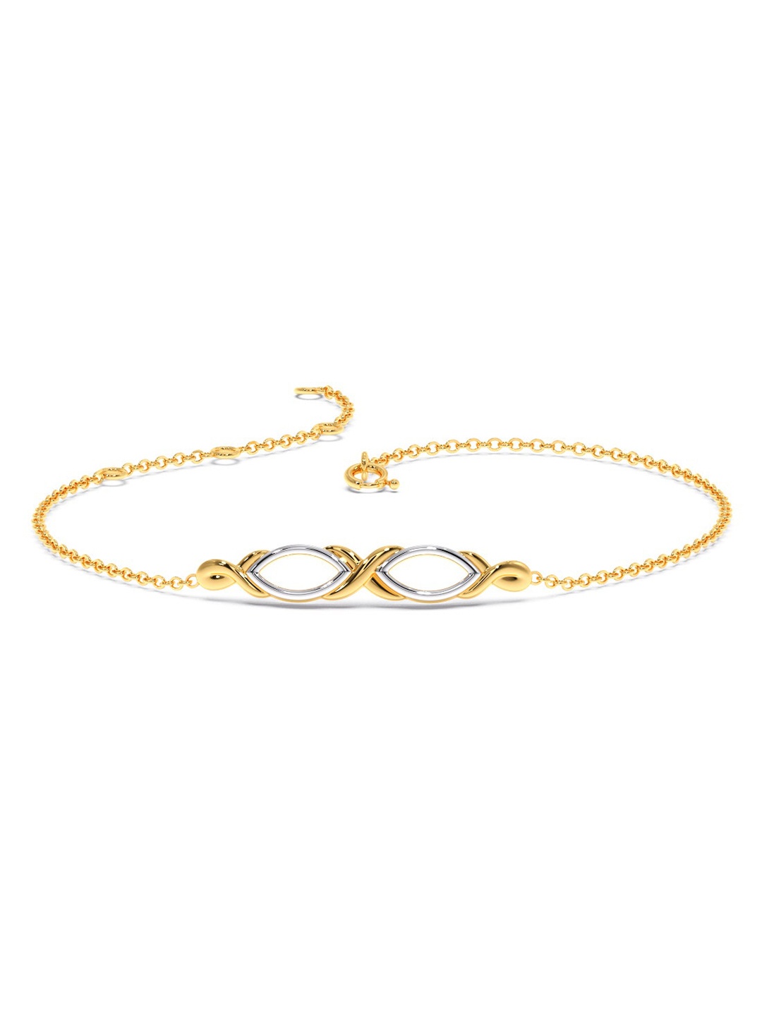 

CANDERE A KALYAN JEWELLERS COMPANY 14KT Gold Bracelet -1.34 g