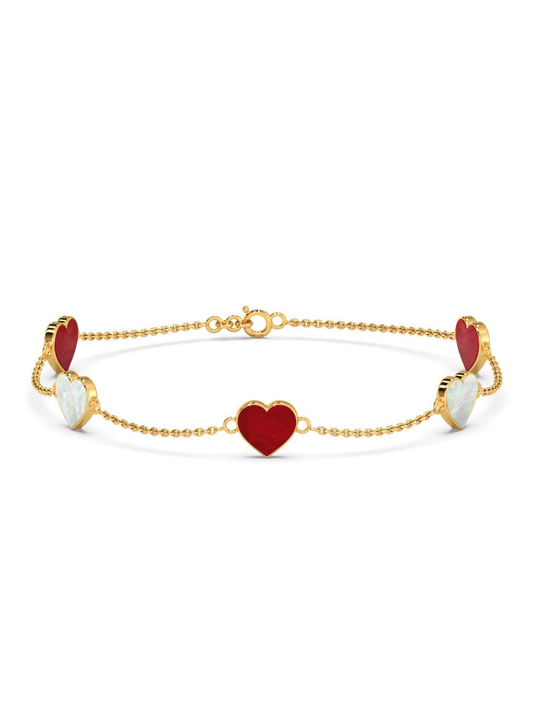 

CANDERE A KALYAN JEWELLERS COMPANY 14KT BIS Hallmark Gold Bracelet-2.4 gm